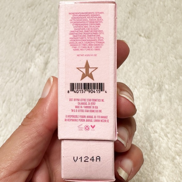 NIB Jeffree Star Velvet Trap Lipstick in Celebrity Skin OG Full Size 4g - Picture 8 of 12